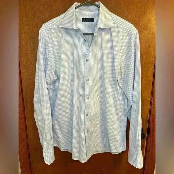 Men’s Blu button up shirt - Picture 1 of 7